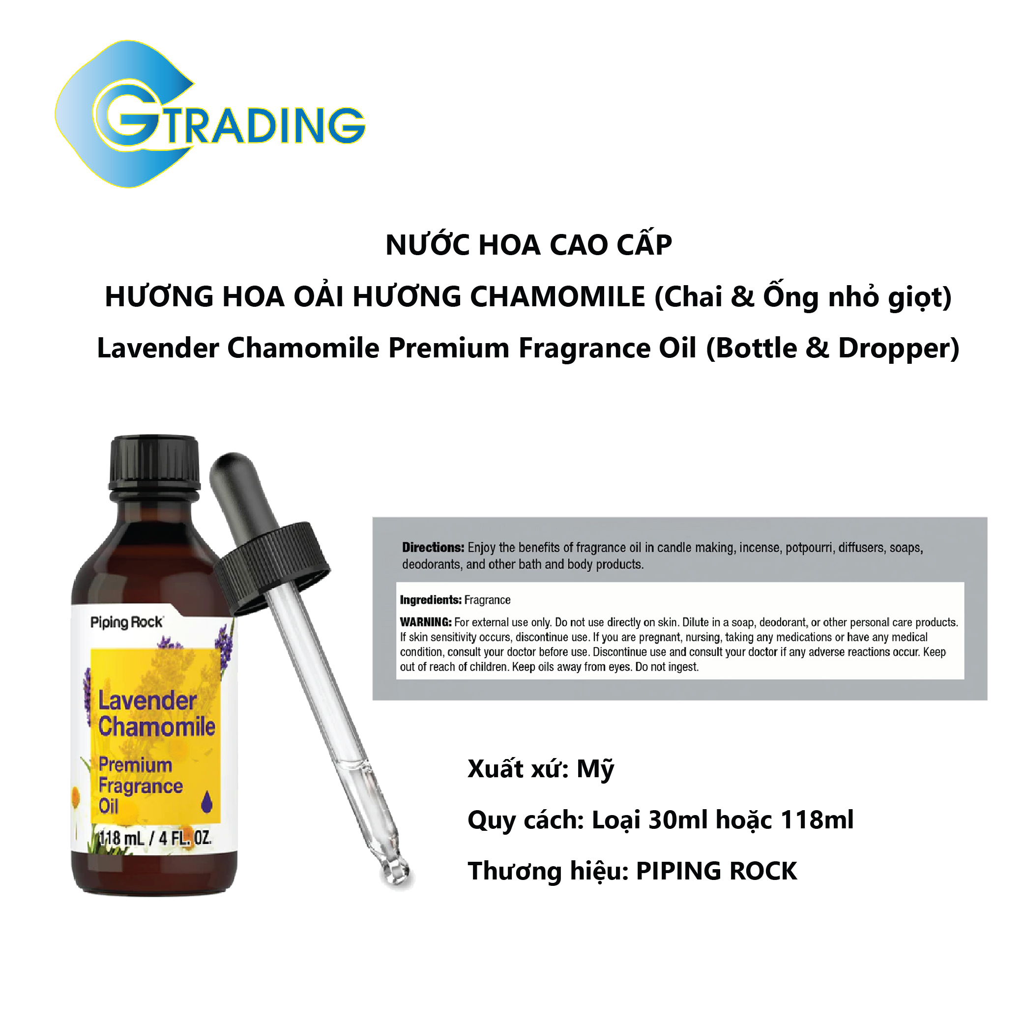 NƯỚC HOA CAO CẤP HƯƠNG LAVENDER