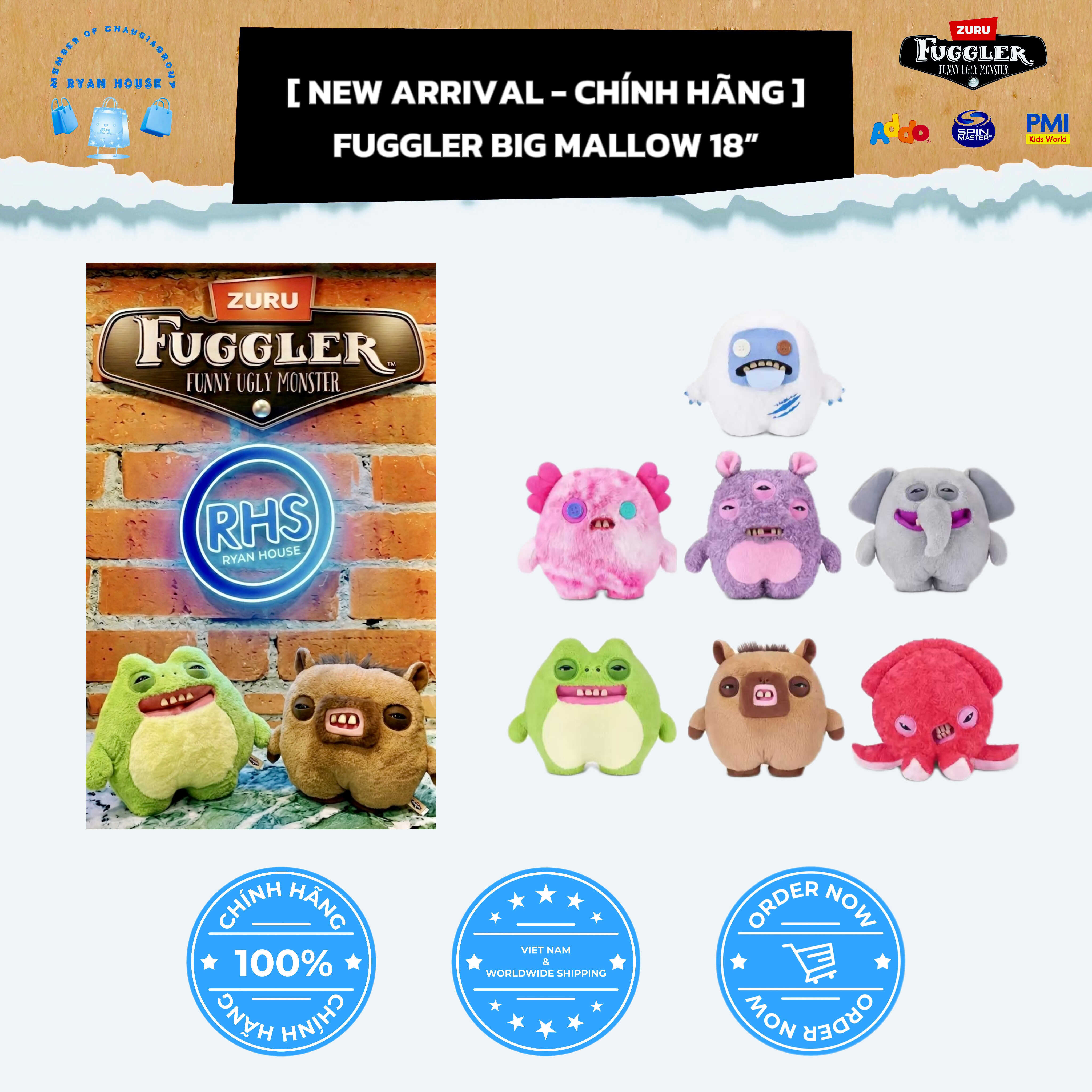 NEW ARRIVALS - FUGGLER BIG CHUNKY FUGGS