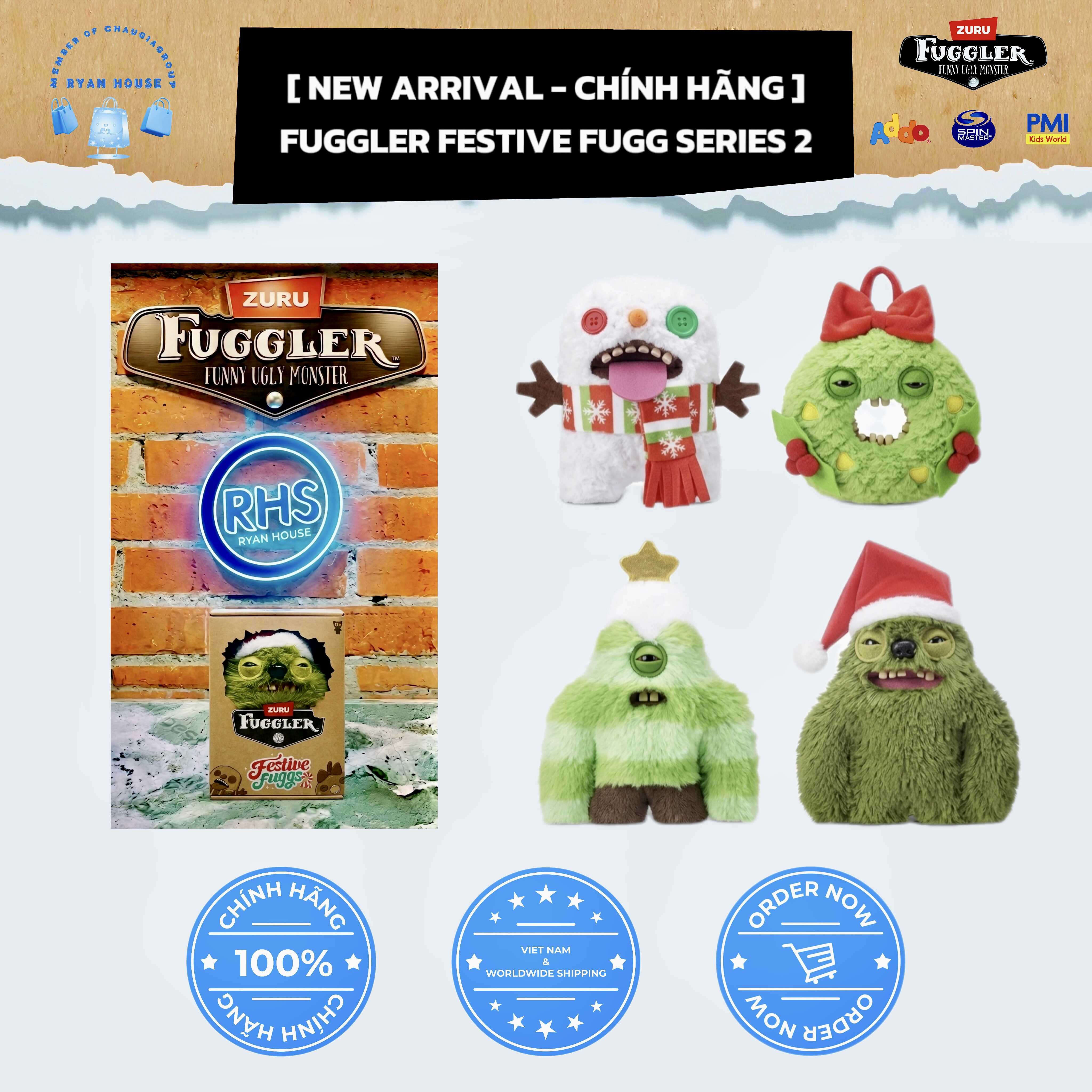NEW ARRIVALS - FUGGLER FESTIVE FUGG SERIES 2