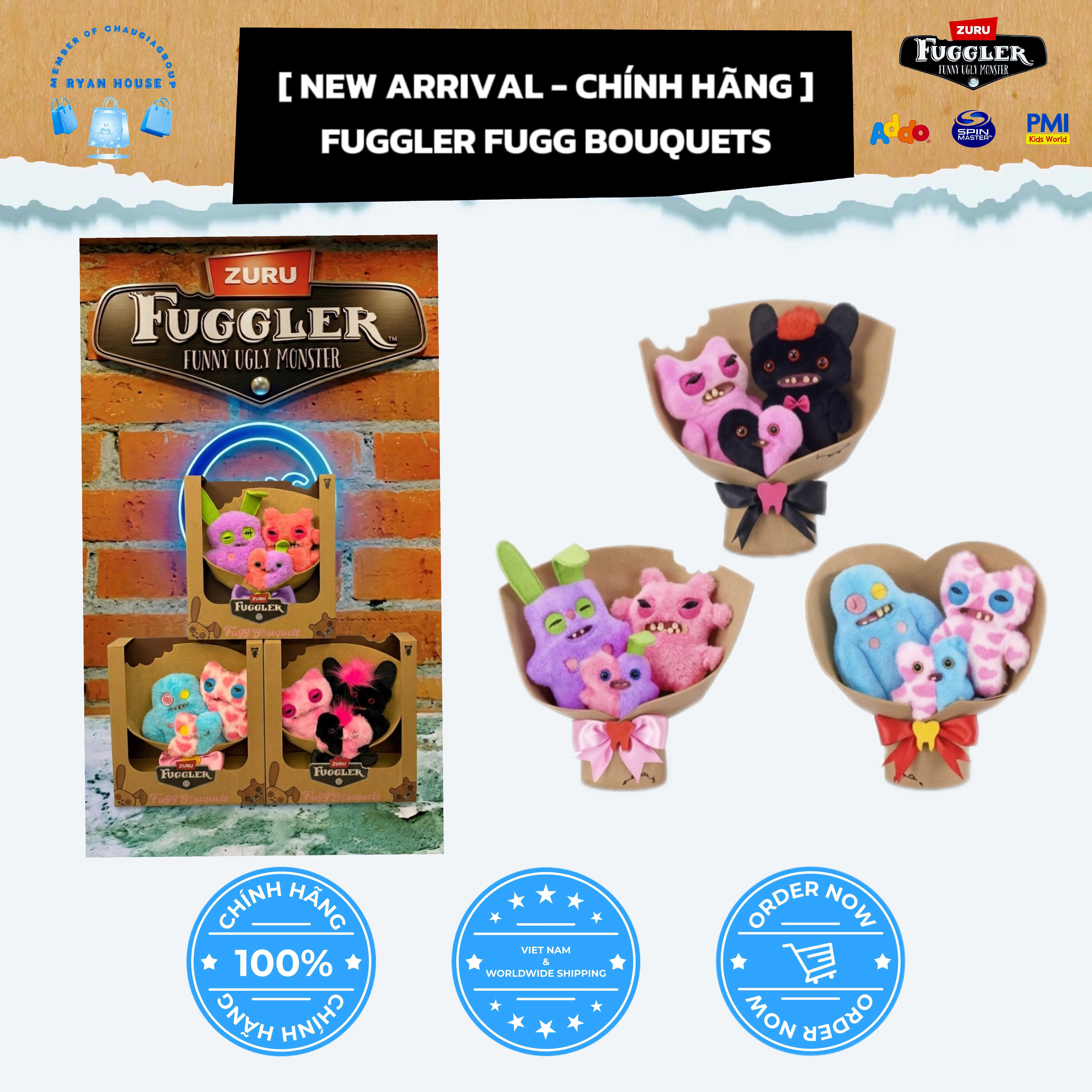 NEW ARRIVALS - FUGGLER FUGG BOUQUETS