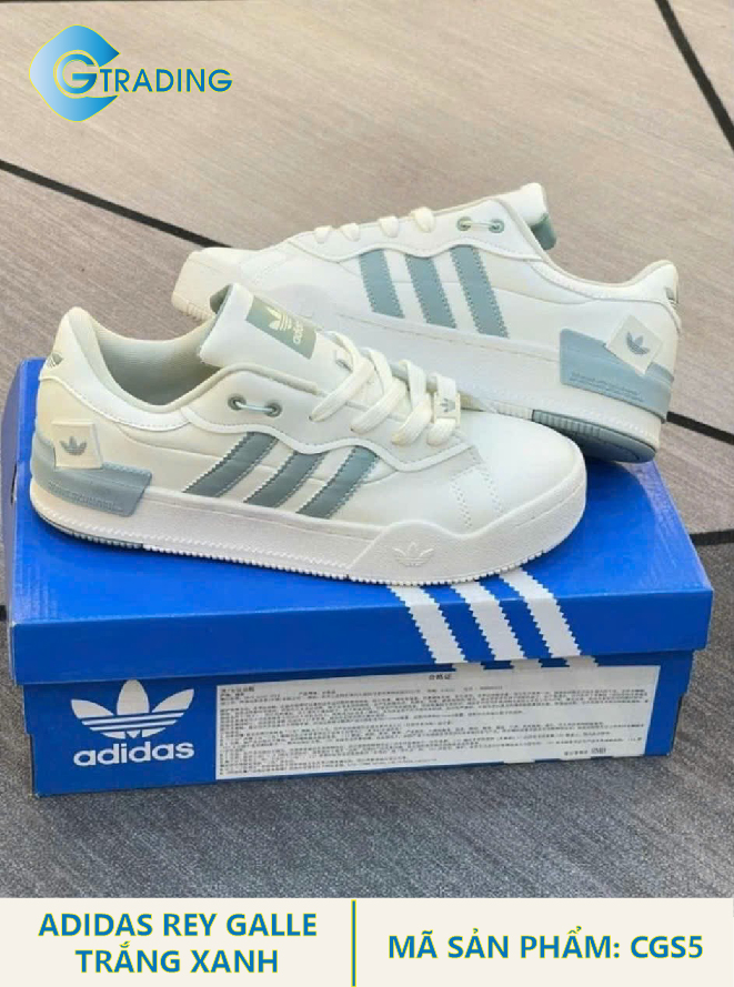 ADIDAS REY GALLE TRẮNG XANH