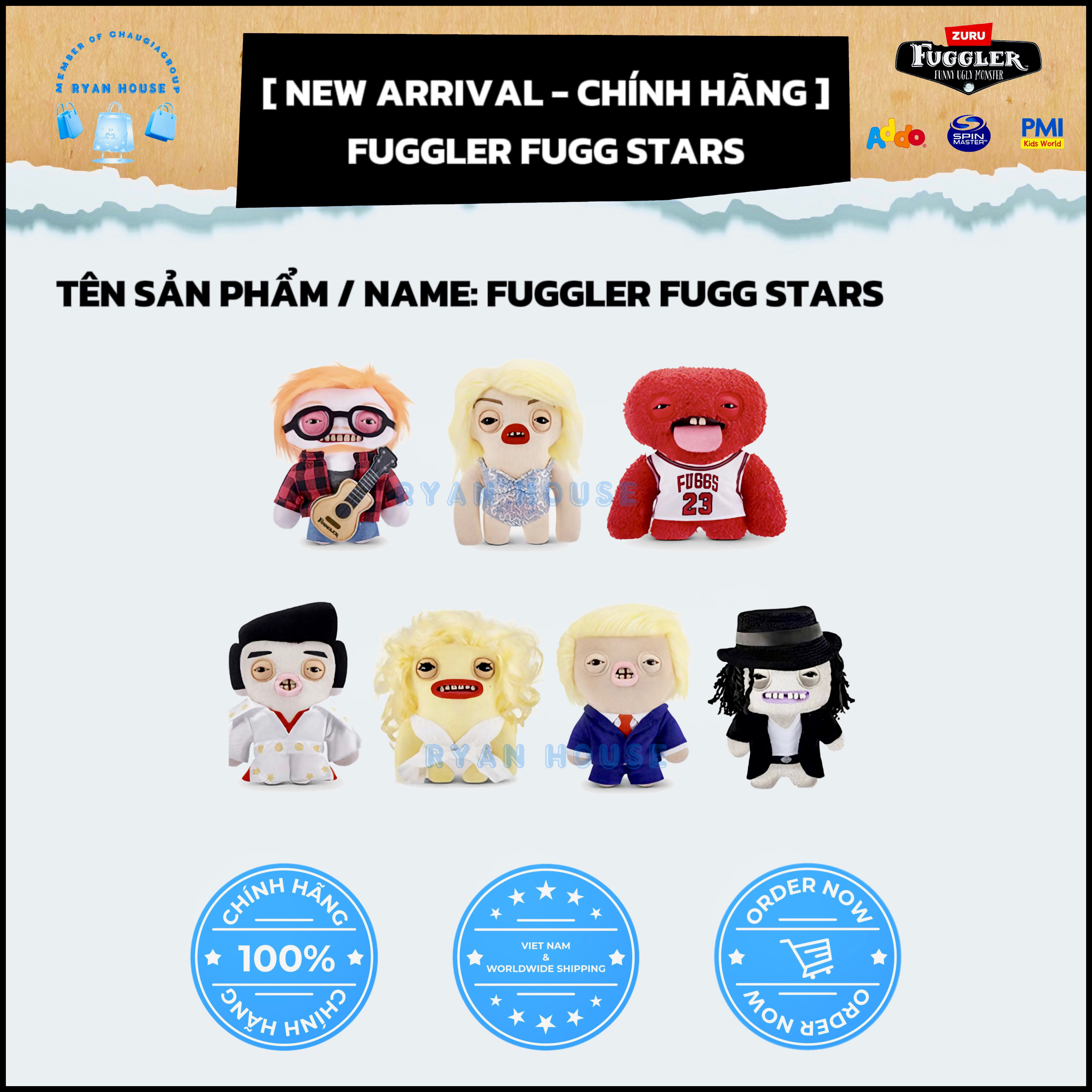 NEW ARRIVALS - FUGGLER FUGG STARS