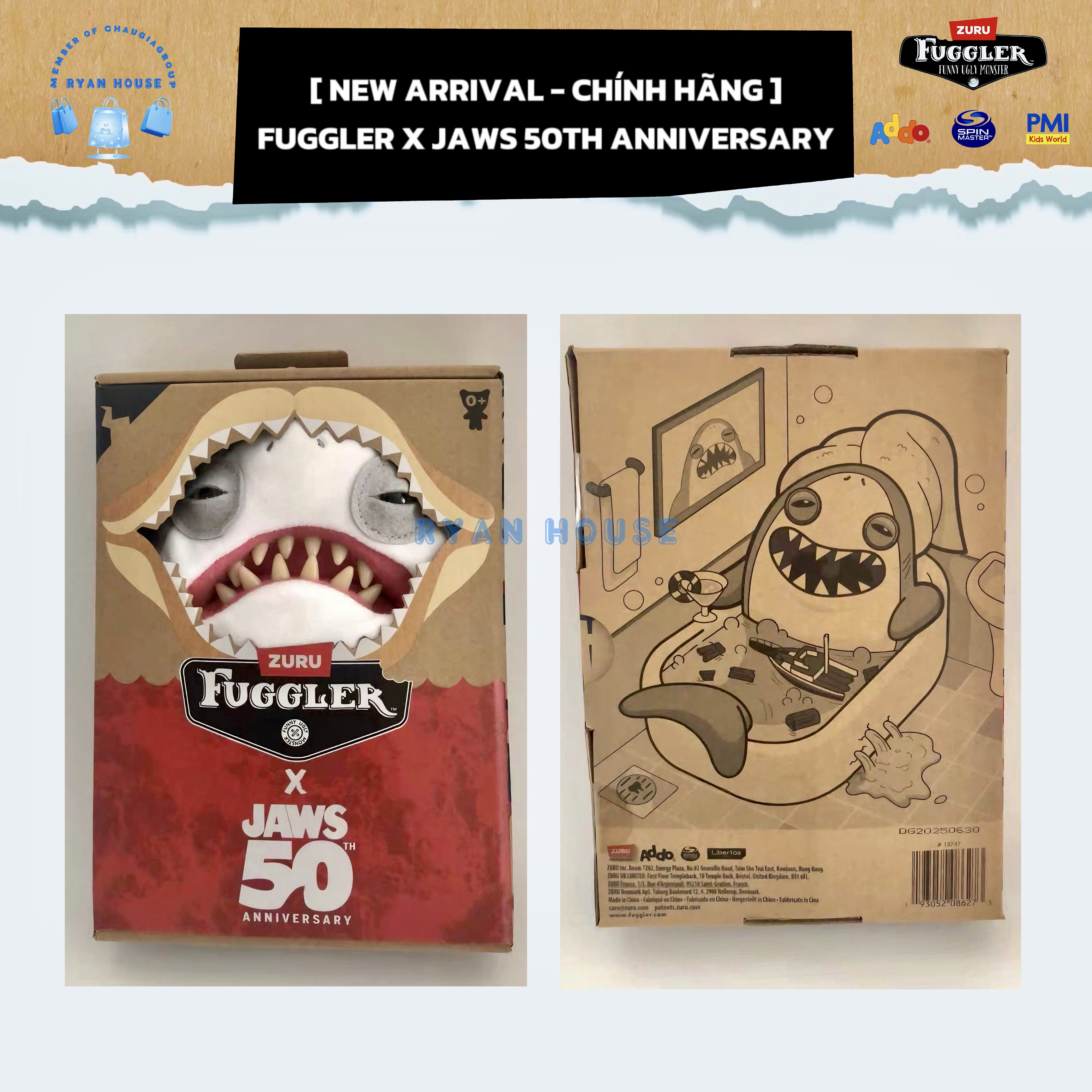 NEW ARRIVALS - FUGGLER x JAWS 50TH ANNIVERSARY