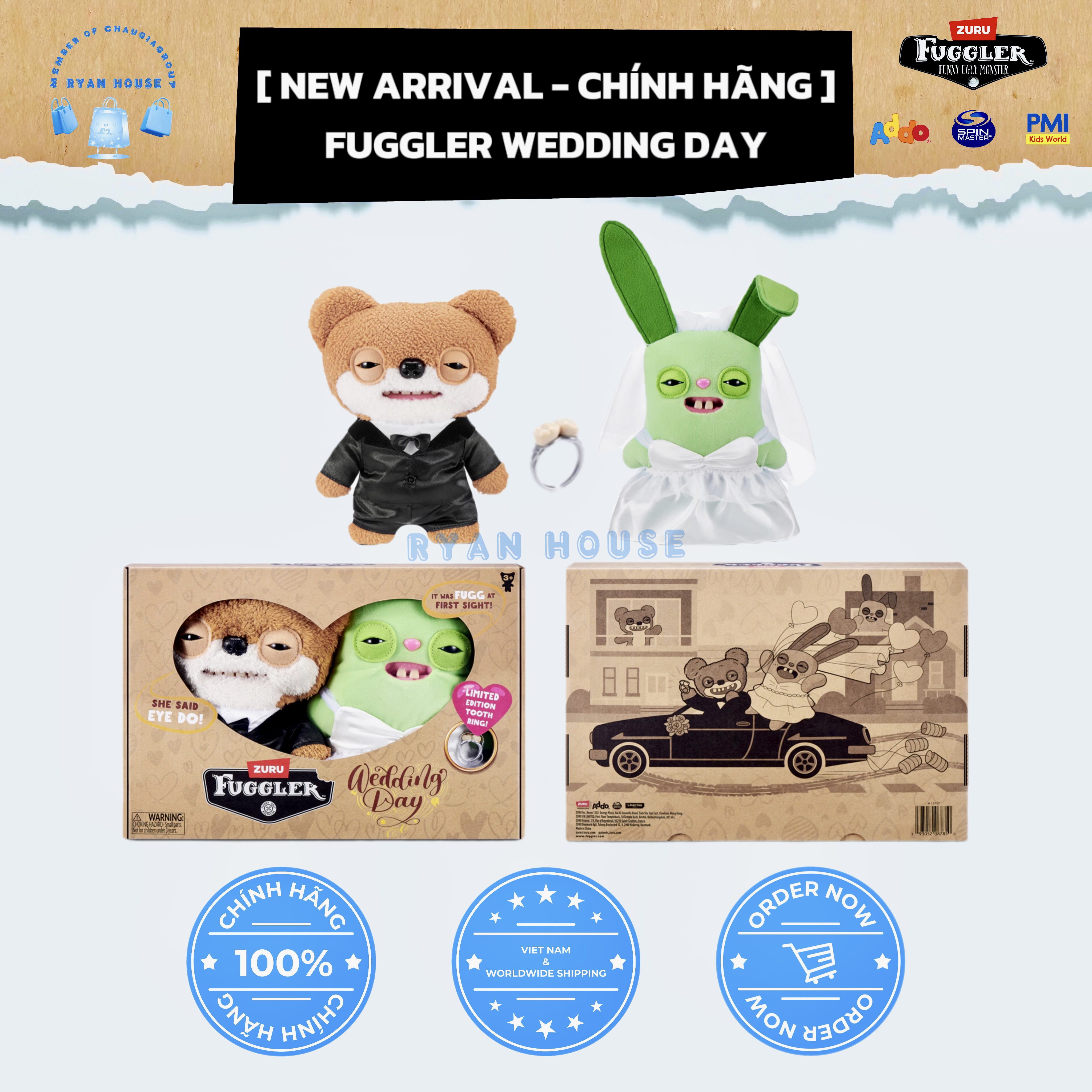 NEW ARRIVALS - WEDDING DAY FUGGLER